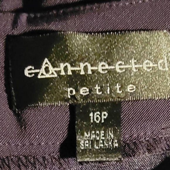 BEAUTIFUL DARK PURPLE DRESS, SIZE 16P FOR SALE!!! - Picture 2 of 4